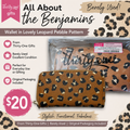 All About the Benjamins Wallet — Lovely Leopard Pebble