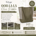 Colorblock Tote — Ooh-La-La Olive Pebble