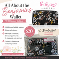 All About the Benjamins Wallet — Wildflower Pebble
