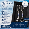Nautical Elegance Anchor Earrings