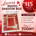 Lovers Photo Shadow Box — One of a Kind