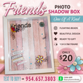 Friends Photo Shadow Box — One of a Kind